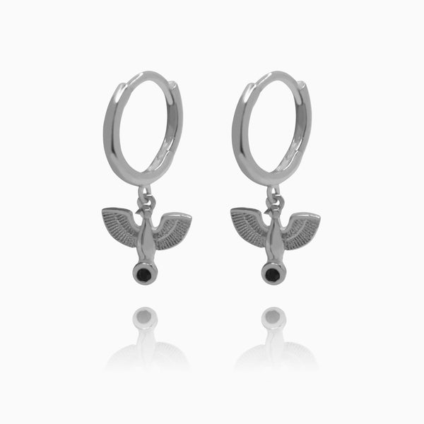 Pendientes Fenice Plata - DiversoWomen