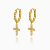 Pendientes Croce Oro - DiversoWomen