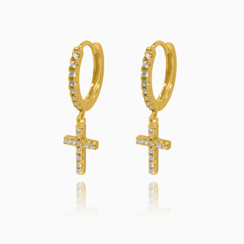 Pendientes Croce Oro - DiversoWomen