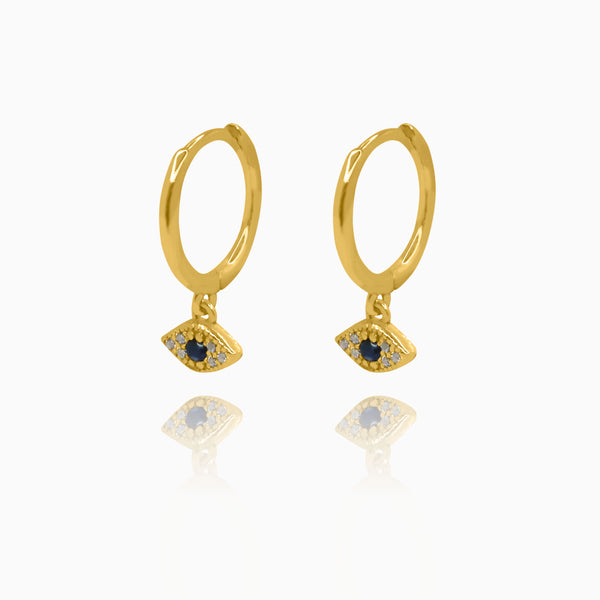 Pendientes Ojo Turco Oro - DiversoWomen