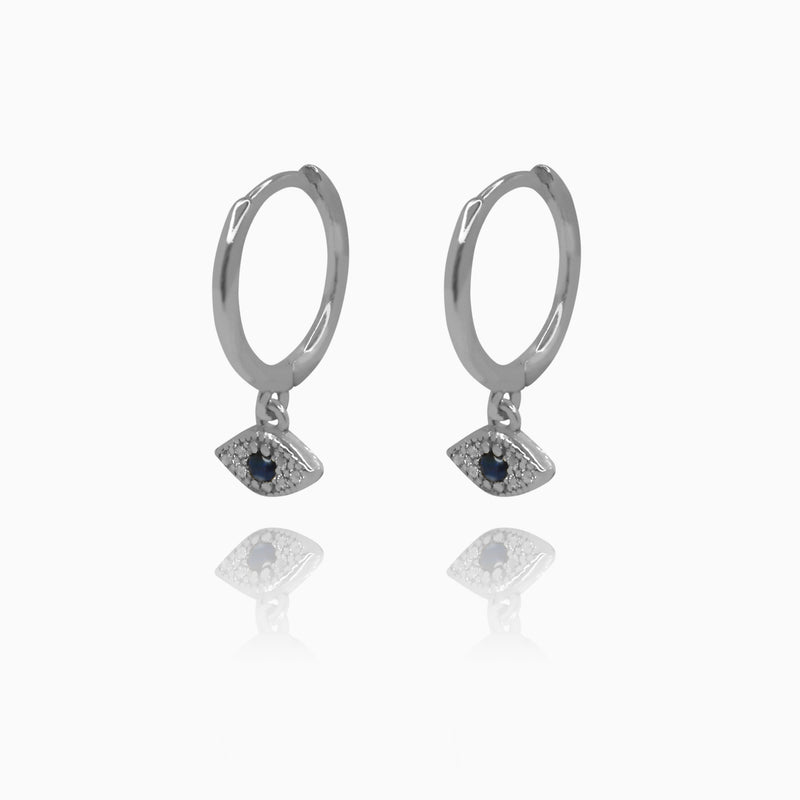 Pendientes Ojo Turco Plata - DiversoWomen