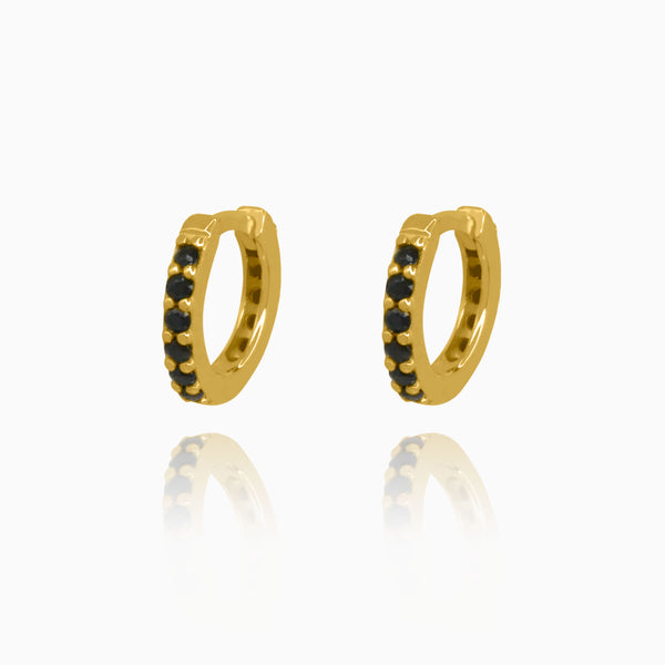 Pendientes Umile Black Oro - DiversoWomen